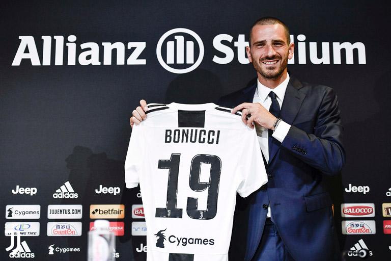 bonucci jersey number
